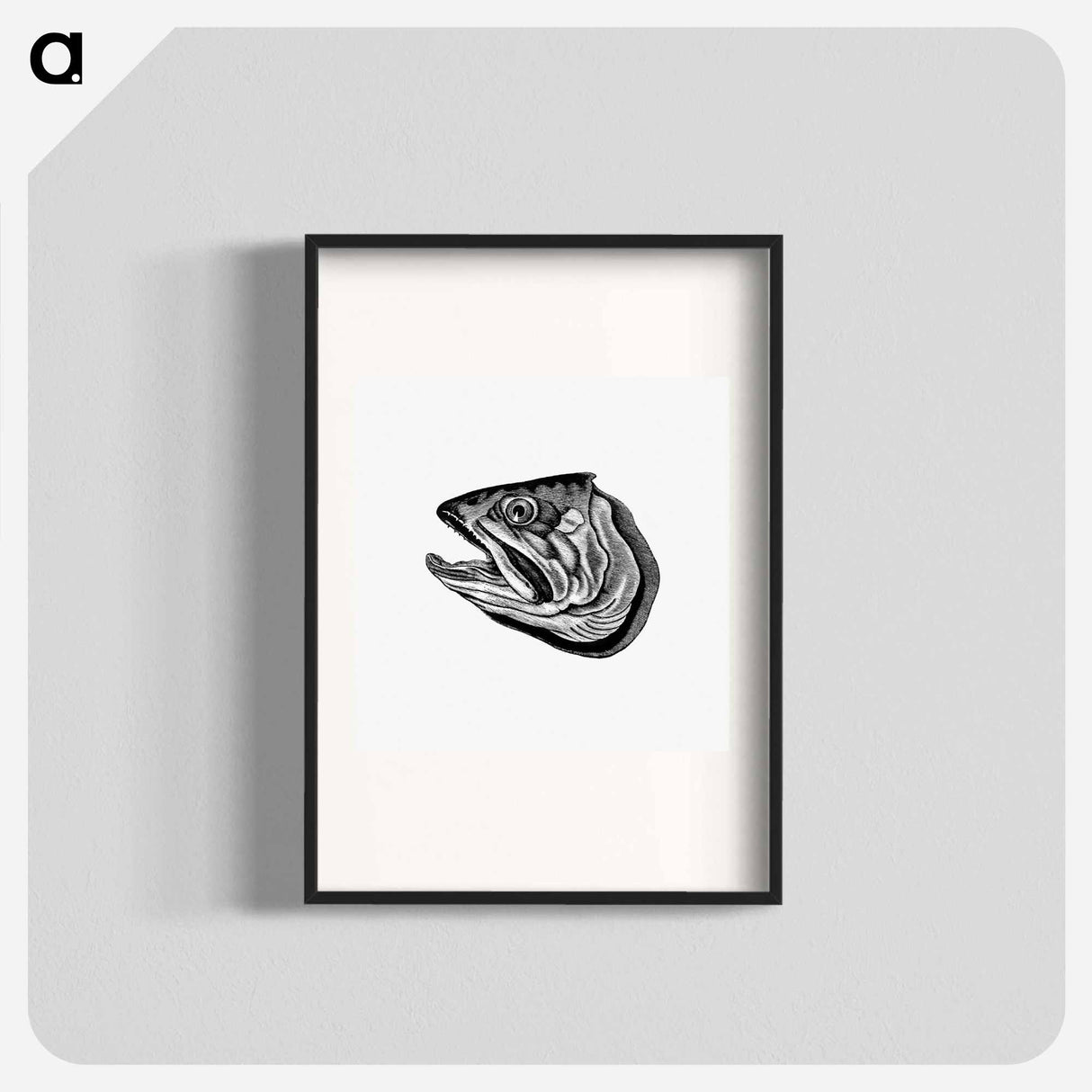 アートポスター-Fish Head
 - 大英図書館 Poster.