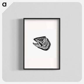 アートポスター-Fish Head
 - 大英図書館 Poster.