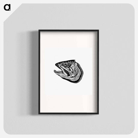 アートポスター-Fish Head
 - 大英図書館 Poster.