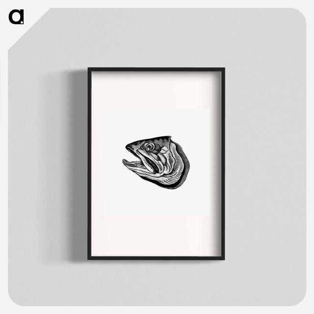 アートポスター-Fish Head
 - 大英図書館 Poster.