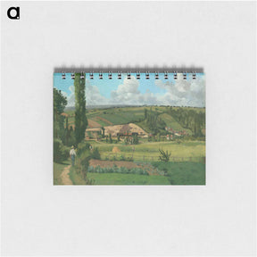 アートメモ帳-Landscape at Les Pâtis, Pontoise - カミーユ ピサロ Memo.