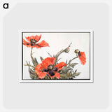 アートポストカード-Red Poppies - チャールズ デムス Postcard.