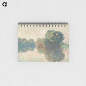 アートメモ帳-The Seine at Giverny - クロード モネ Memo.