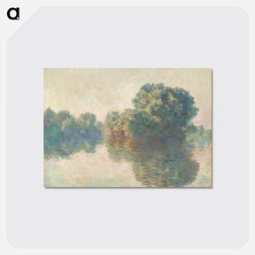 アートポストカード-The Seine at Giverny - クロード モネ Postcard.