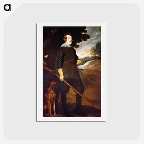 アートポストカード-Philip IV King of Spain - ディエゴ ベラスケス Postcard.