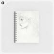 アートメモ帳-Head of Girl Facing Left - エドワード バーン ジョーンズ Memo.