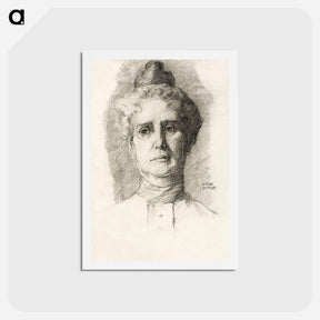 アートポストカード-The Artist’s Mother - エゴン シーレ Postcard.