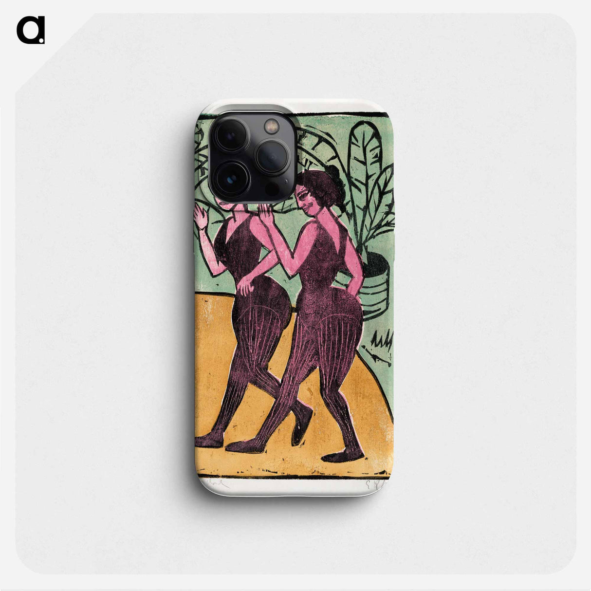 English Step Dancers - エルンスト ルートヴィヒ キルヒナー Phone Case.