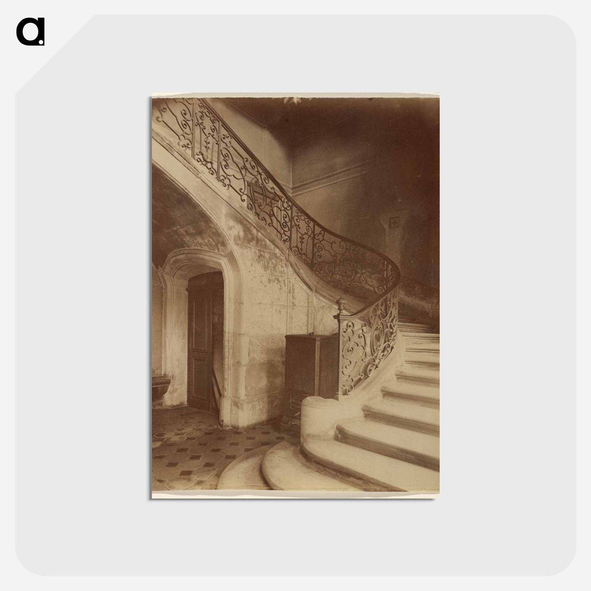 アートポストカード-Hotel de la Brinvilliers, l'empoisonneuse, Rue Charles V 12
 - ウジェーヌ アジェ Postcard.