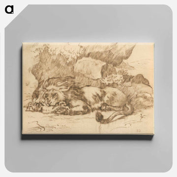 オレンジ - ウジェーヌ ドラクロワ Canvas.