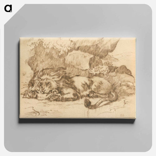 オレンジ - ウジェーヌ ドラクロワ Canvas.