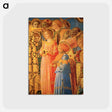 アートポストカード-Coronation of the Virgin (detail) - フラ アンジェリコ Postcard.