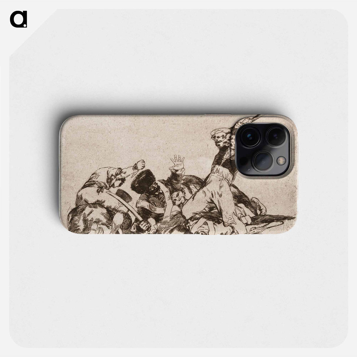 Entä tässä (lo mismo) - フランシスコ デ ゴヤ Phone Case.