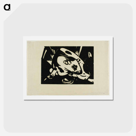 アートポストカード-The Bull - フランツ マルク Postcard.