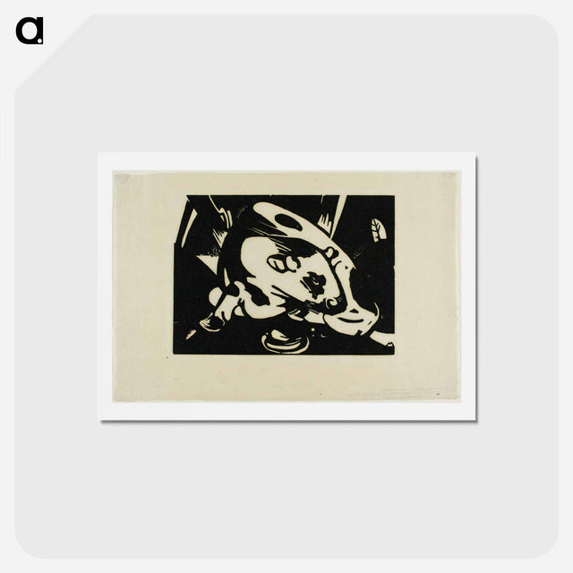 アートポストカード-The Bull - フランツ マルク Postcard.