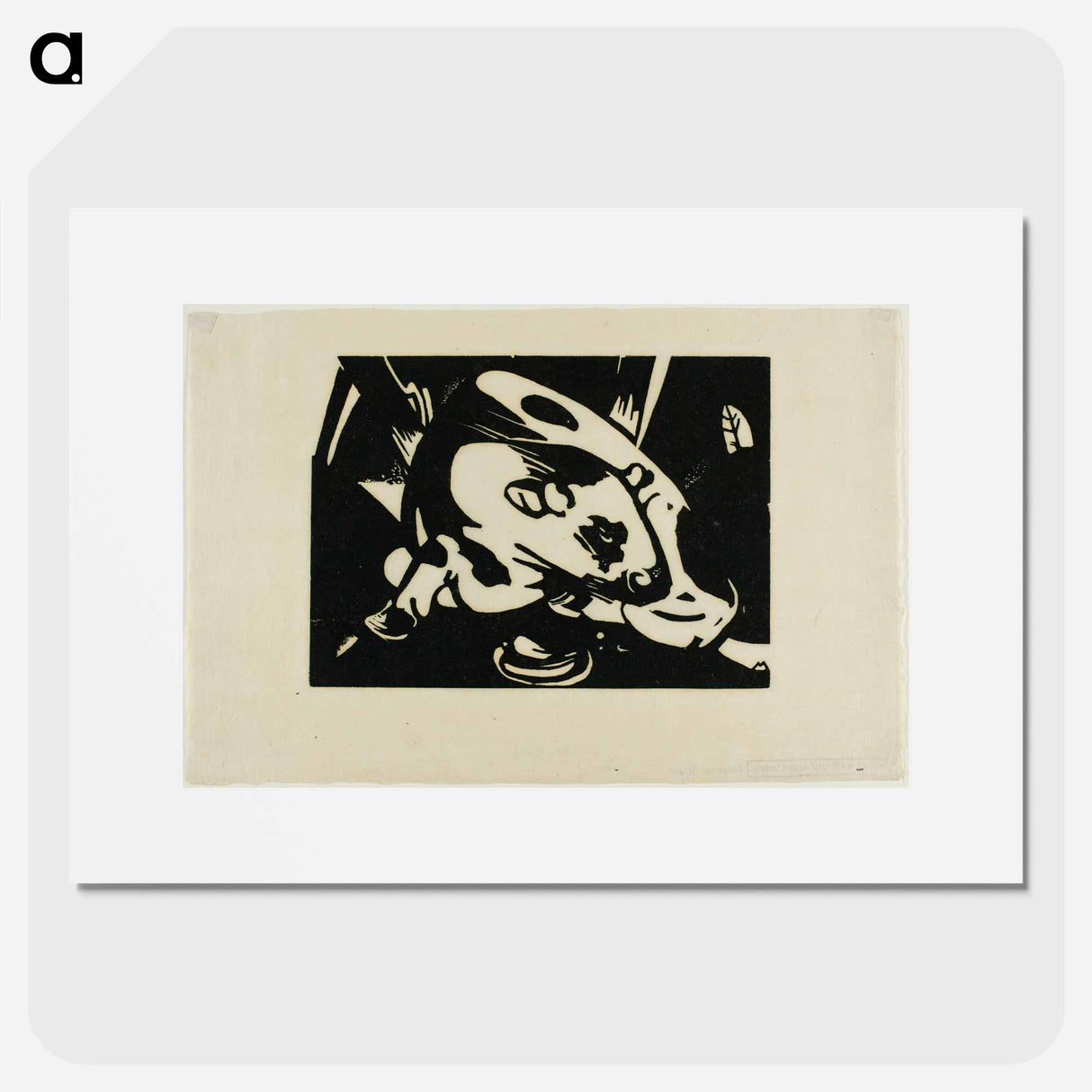 The Bull - Franz Marc Poster.