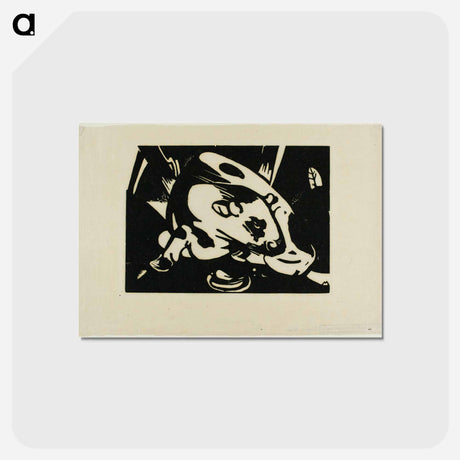 アートポストカード-The Bull - フランツ マルク Postcard.