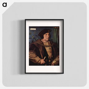 アートポスター-Portrait of Sir Henry Guildford - ハンス ホルバイン Poster.