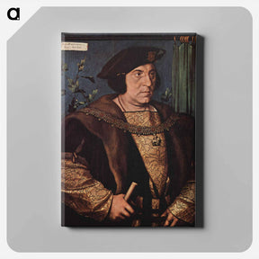 アートパネル-Portrait of Sir Henry Guildford - ハンス ホルバイン Canvas.