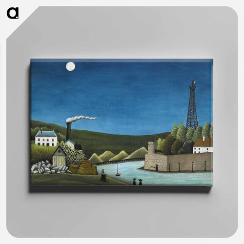 La Seine à Suresnes - Henri Rousseau Canvas.