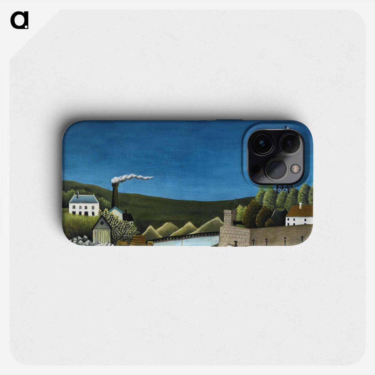 The Seine in Suresnes - Henri Rousseau Phone Case.