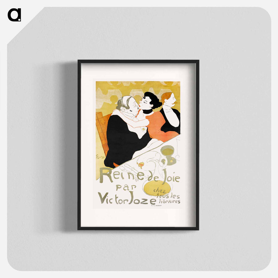 アンリ・ド・トゥールーズ＝ロートレック「悦楽の女王」アートポスター