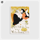 アートポストカード-Reine de Joie - アンリ ド トゥールーズ ロートレック Postcard.