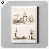 アートパネル-Rams from Histoire de l'art égyptien
 - エジプト美術史 Canvas.
