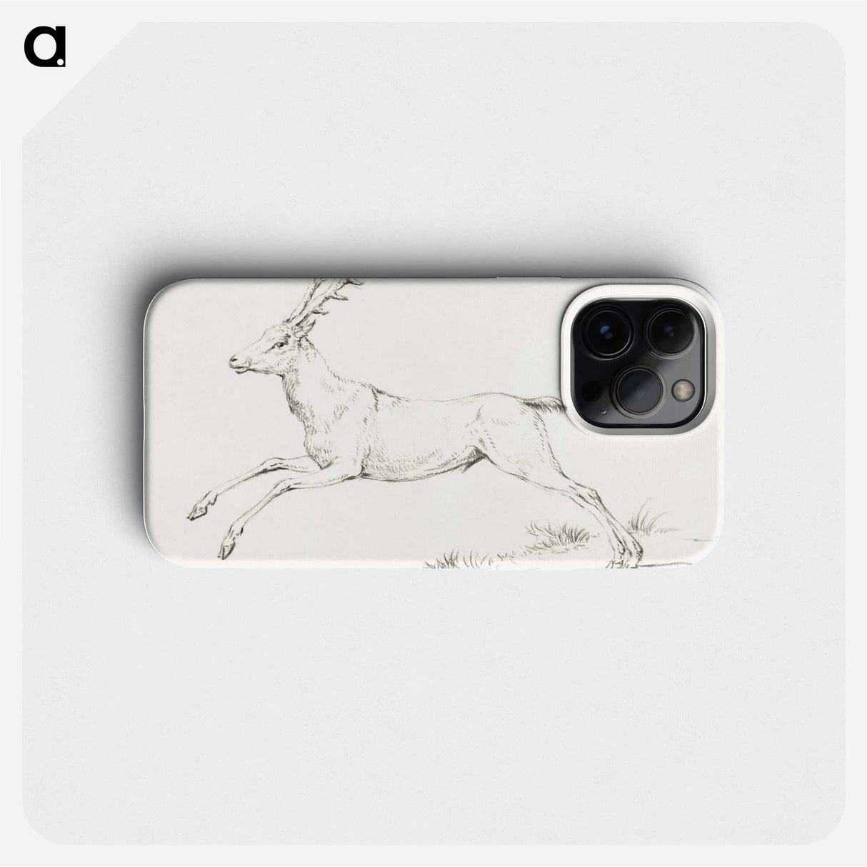 Jumping deer - ジャン ベルナール Phone Case.