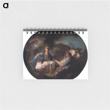 Rest on the Flight into Egypt - ジャン オノレ フラゴナール Memo.