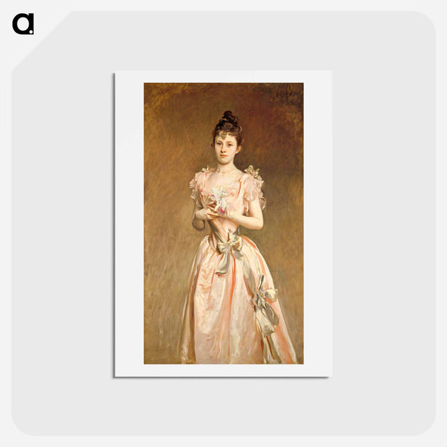 アートポストカード-Miss Grace Woodhouse - ジョン シンガー サージェント Postcard.