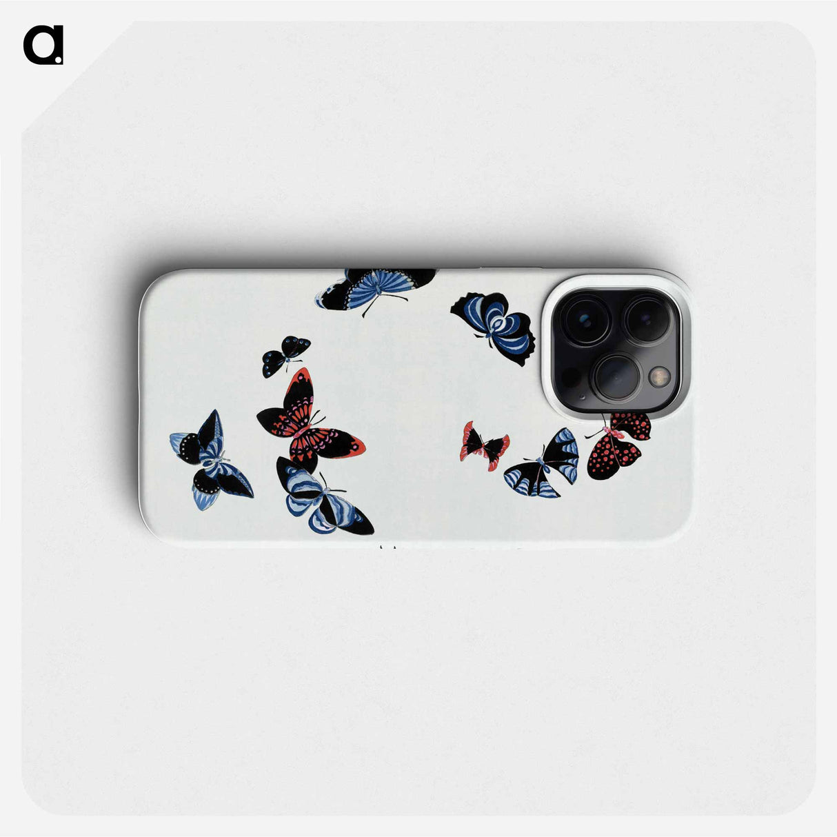 Japanese butterfly - Kamisaka Yukika Phone Case.