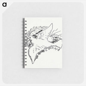 アートメモ帳-Peace Dove - レオ ヘステル Memo.