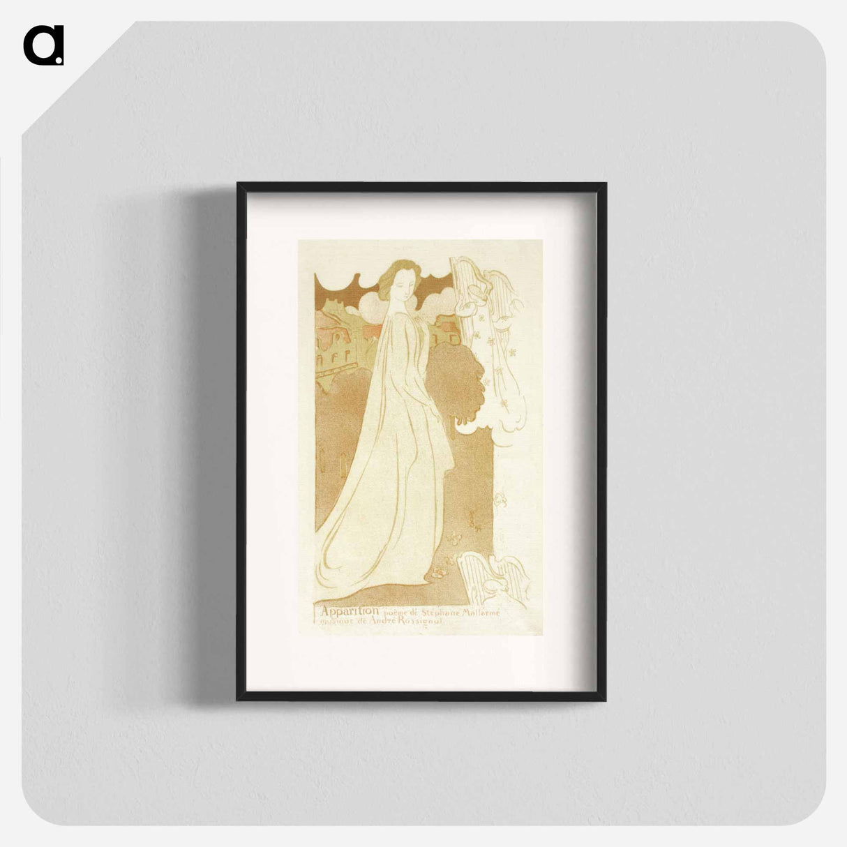 L'Apparition - モーリス ドニ Poster.