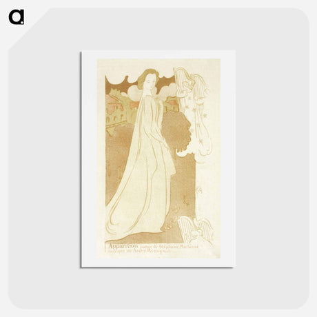 アートポストカード-L'Apparition - モーリス ドニ Postcard.