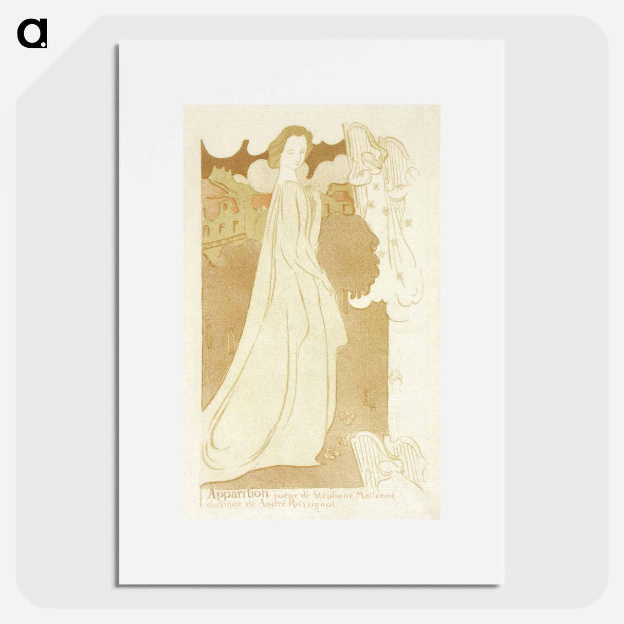 L'Apparition - モーリス ドニ Poster.