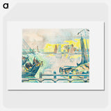 Boats at Flushing - ポール シニャック Poster.