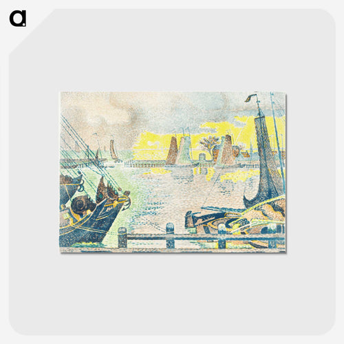 フリシンゲンのボート - ポール シニャック Postcard.