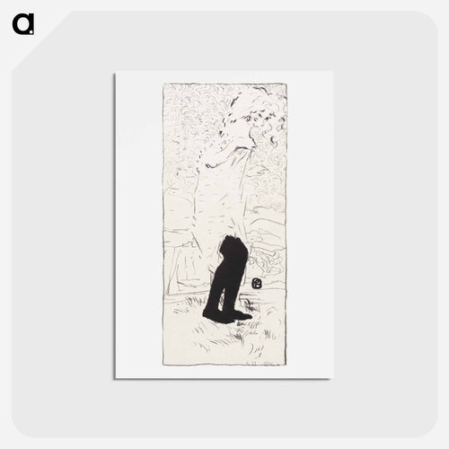 Woman in Shirt
 - ピエール ボナール Postcard.