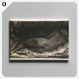 Reclining Woman - Rembrandt van Rijn Canvas.