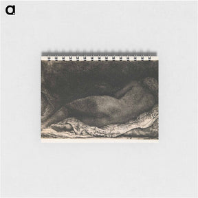 アートメモ帳-Reclining Woman - レンブラント ファン レイン Memo.