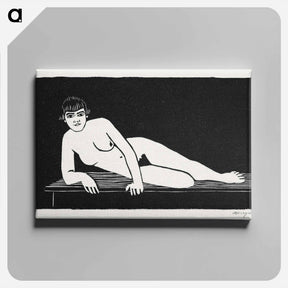 アートパネル-Reclining Nude Figure
 - サミュエル ジェスルン Canvas.