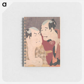 アートメモ帳-Nakajima Wadaemon and Nakamura Konozō as Bōdara no Chōzaemon and Kanagawaya no Gon in the Play "Katakiuchi Noriyaibanashi" - 東洲斎 写楽 Memo.