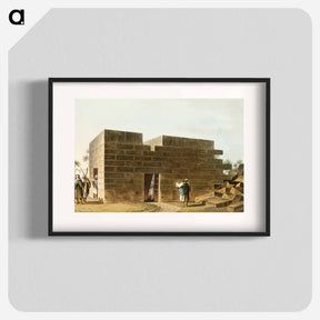 アートポスター-Temple of Jupiter Ammon in Libya - オスマン帝国領内の景色 Poster.