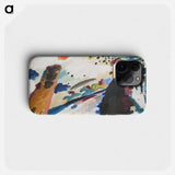 Romantic Landscape - Wassily Kandinsky Phone Case.