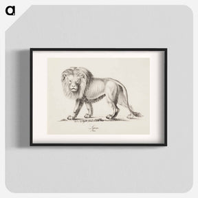 アートポスター-Lion - ヴィルヘルム フォン ライト Poster.