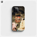 Cauldron over a fire from Europe: a Prophecy - ウィリアム ブレイク Phone Case.