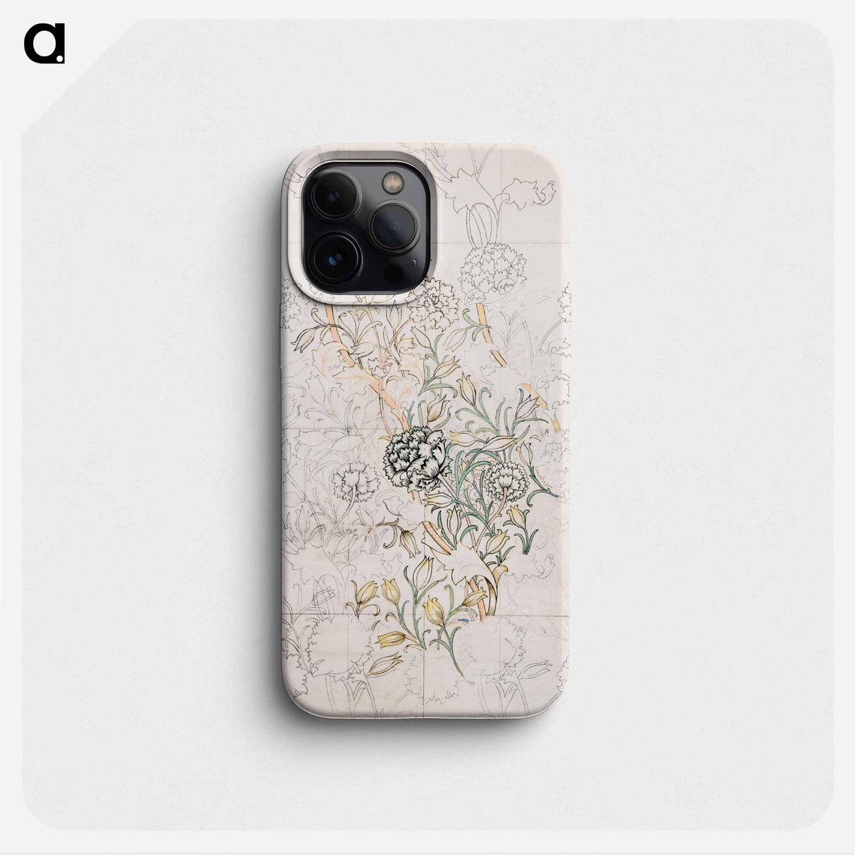 Wild Tulip - ウィリアム モリス Phone Case.