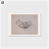 アートポストカード-(unknown) part of a sketchbook - アルバート エーデルフェルト Postcard.