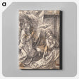 アートパネル-The announcement by Albrecht Dürer - アルブレヒト デューラー Canvas.
